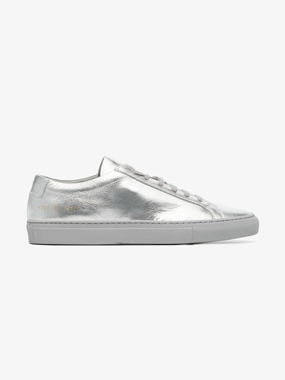 Shop Common Projects Achilles Low Sneakers In Silver