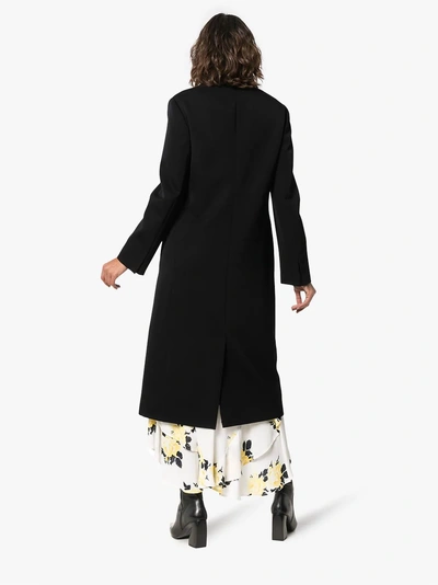 Shop Stella Mccartney Melany Wool Coat In Black