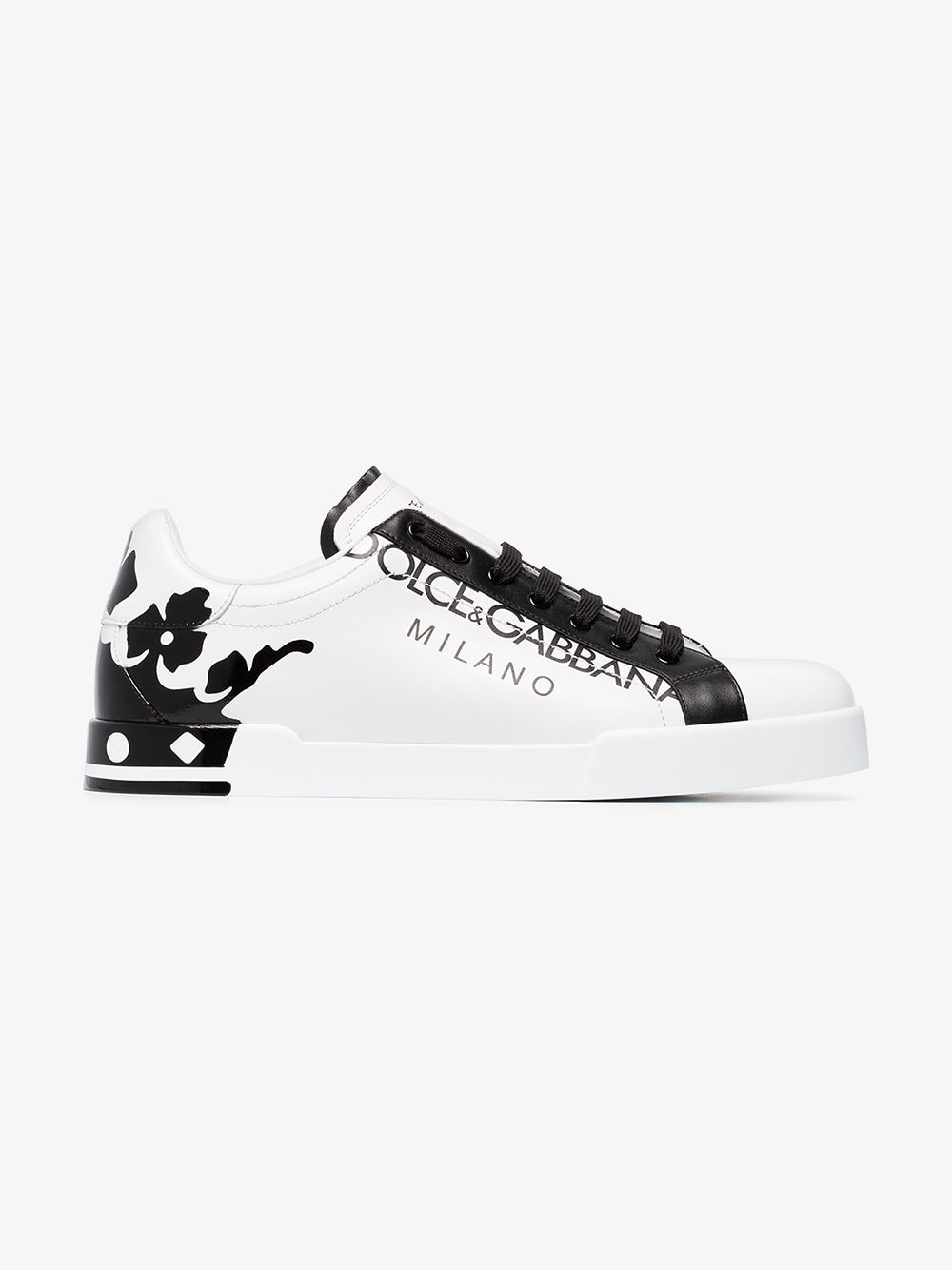 patent calfskin portofino sneakers