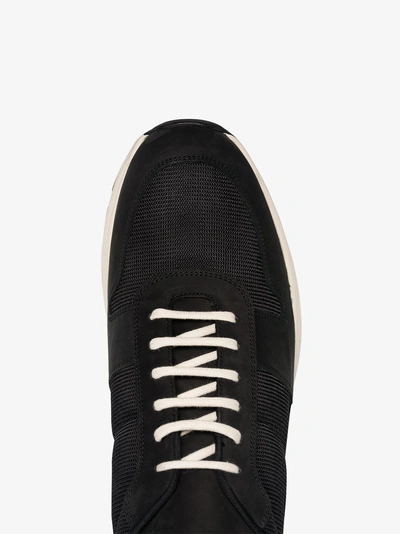 Shop Common Projects Track Vintage Low Sneakers In Black