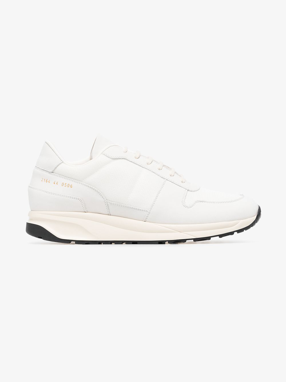 Common Projects Track Vintage White Technical Fabric Sneakers | ModeSens