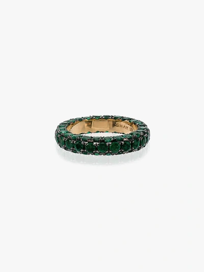 Shop Shay Green And Yellow Gold 3 Side Emerald Ring