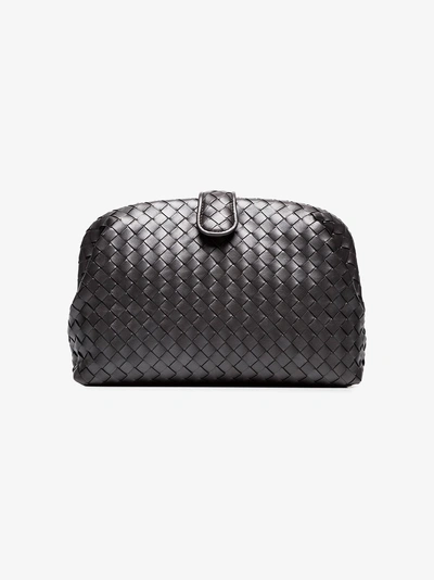 Shop Bottega Veneta 'the Lauren 1980' Clutch In Grey