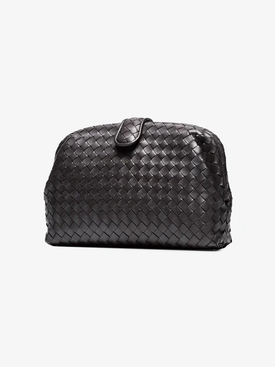 Shop Bottega Veneta 'the Lauren 1980' Clutch In Grey