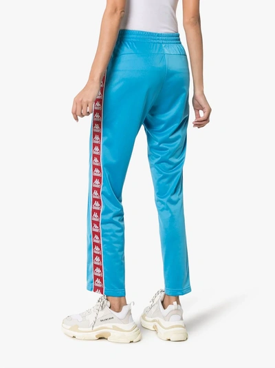 Shop Charm's X Kappa Logo Tracksuit Bottoms In Blue