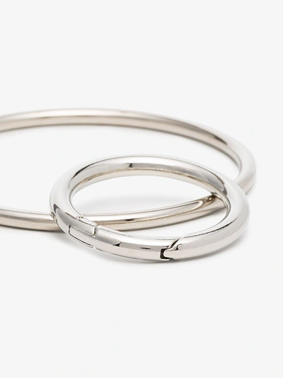 Shop Martine Ali Metallic Sterling Silver Belt Ring