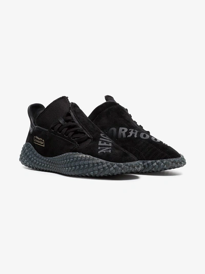 Shop Adidas Originals Adidas Black X Neighborhood Kamanda 01 Sneakers