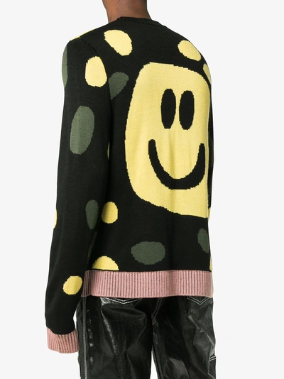 Shop Liam Hodges Dotted Blobby Sweater In Black