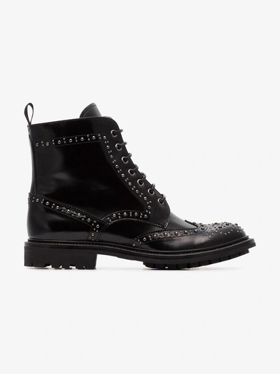 Shop Church's Angelina Studded Ankle Boots In Black