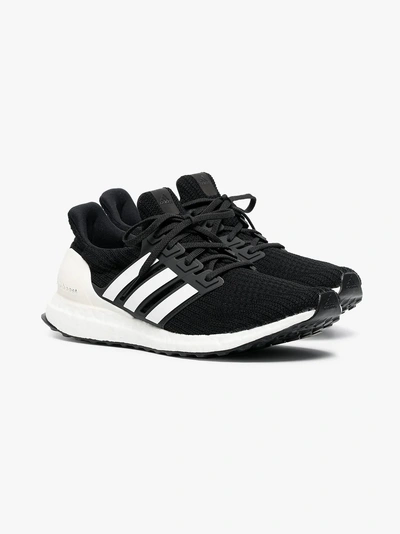 Shop Adidas Originals Adidas Black Ultra Boost Logo Detail Sneakers