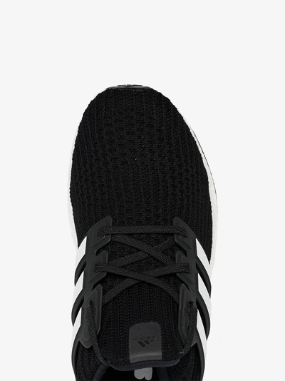 Shop Adidas Originals Adidas Black Ultra Boost Logo Detail Sneakers