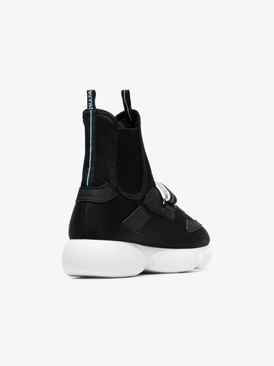 Shop Prada Cloudbust 40 Hi-top Sneakers In Black