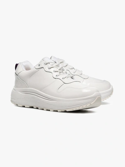 Shop Eytys 'jet Patent' Sneakers In White