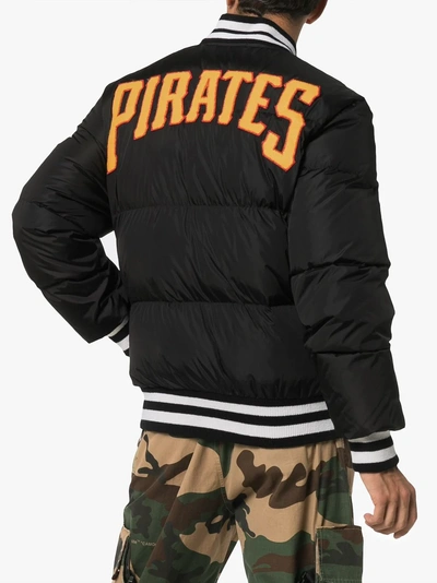 Shop Gucci Gg Pirates Stadium Bomber Jacket In Black