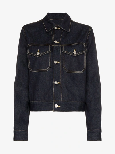 Shop Eve Denim Kaila Denim Jacket In Blue