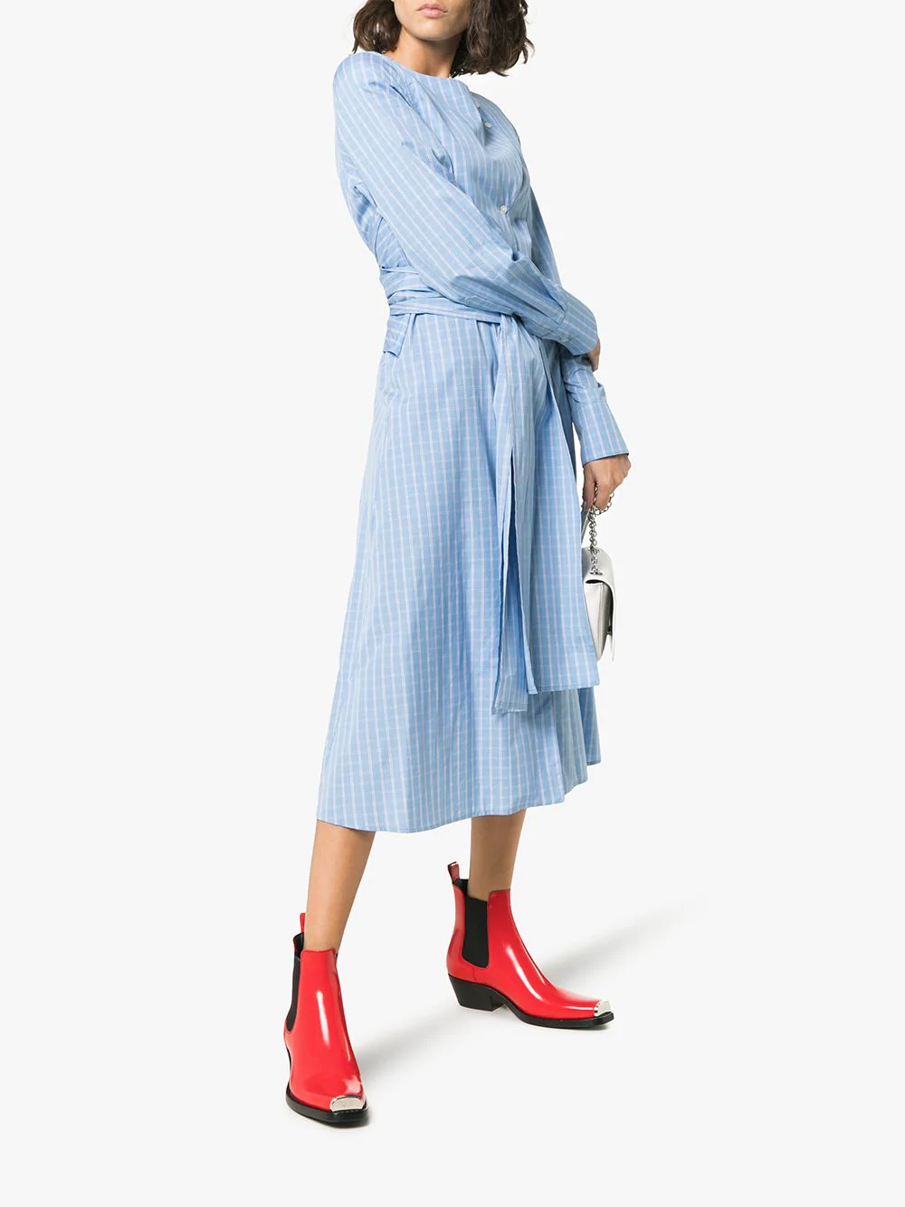 calvin klein 205w39nyc claire 40 western ankle boots