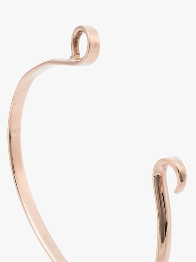 Shop Marla Aaron 14k Rose Gold Hard Hook Bracelet In Metallic