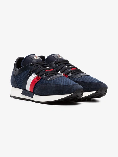 Shop Moncler New Horace Sneakers In Blue