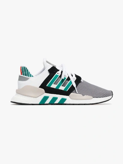 Adidas Originals Adidas White And Grey Eqt Support 91/18 Sneakers In  Multicolor | ModeSens