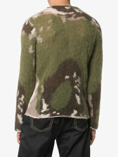 Shop Alyx 1017  9sm Briar Camouflage Mohair Jumper In Green