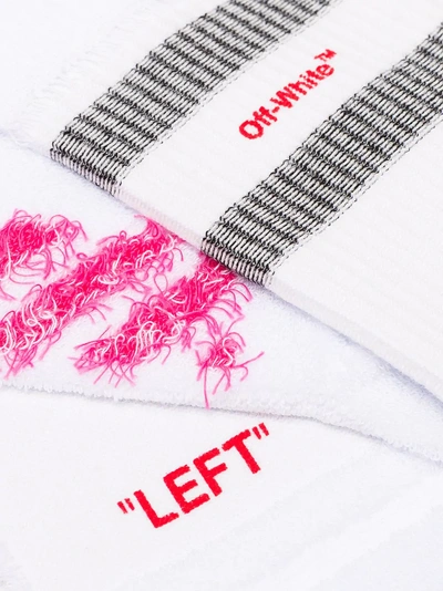 Shop Off-white Reverse Logo Sport Socks