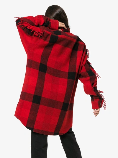 Shop Vetements Oversized-hemd Mit Karomuster In Red