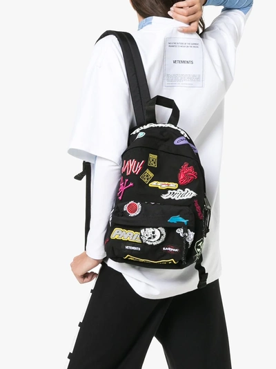 Shop Vetements Mini Rucksack In Black