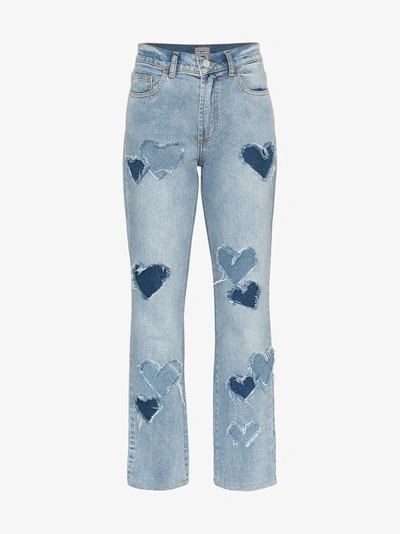 Shop Ashley Williams Melrose Distressed Jeans In Blue