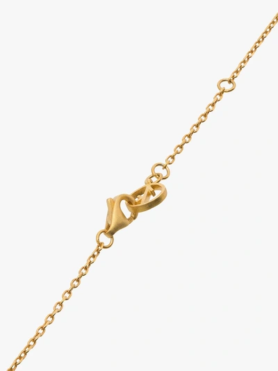 Shop Anissa Kermiche Pit Power Gold-plated Sterling Silver Necklace