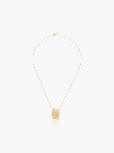 Shop Anissa Kermiche Gold-plated Le Derrière Necklace