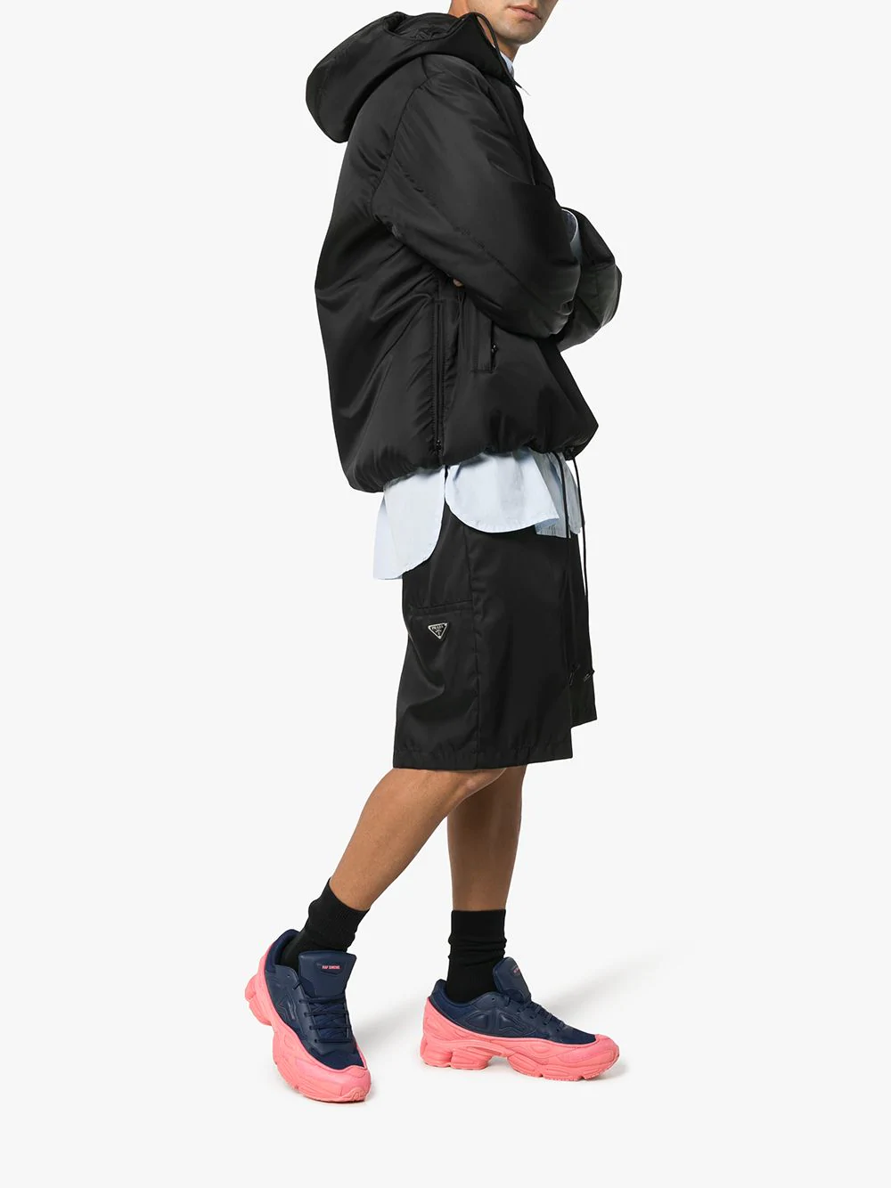 raf simons ozweego pink blue