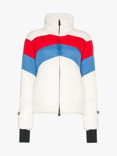 Shop Moncler Grenoble 'lamar' Daunenjacke In White