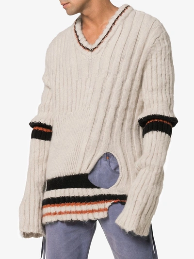 Shop Helen Lawrence Chunky Mohair And Merino Wool Jumper In White