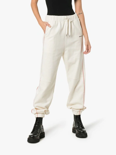 Shop Ader Error Drawstring Track Trousers In Neutrals