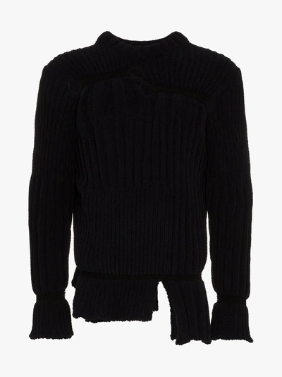 Shop Helen Lawrence Chunky Chenille Jumper In Black