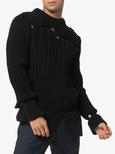 Shop Helen Lawrence Chunky Chenille Jumper In Black