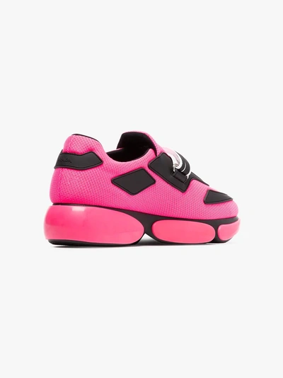 Shop Prada 'cloudbust' Sneakers In Pink