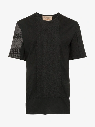 Shop By Walid Embroidered Short-sleeve Cotton T-shirt In Black