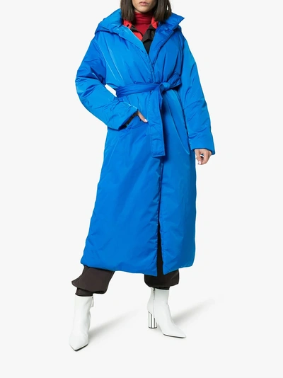 Shop A_plan_application Puffer Coat In Blue