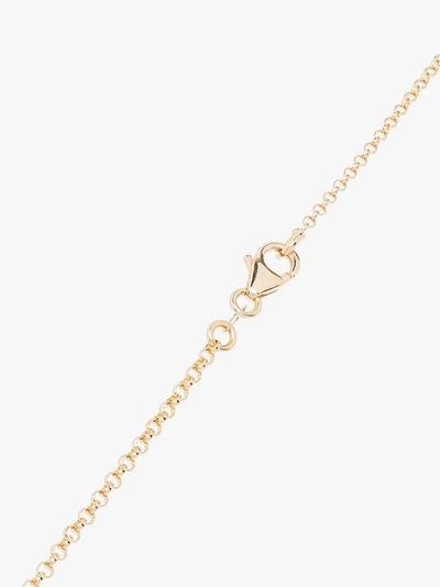 Shop Foundrae 18k Yellow Gold Wholeness Small Belcher Chain Diamond Necklace In Metallic