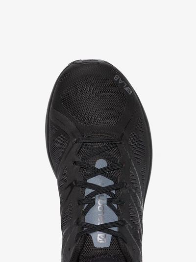 Shop Salomon S/lab 'sonic' Sneakers In Black