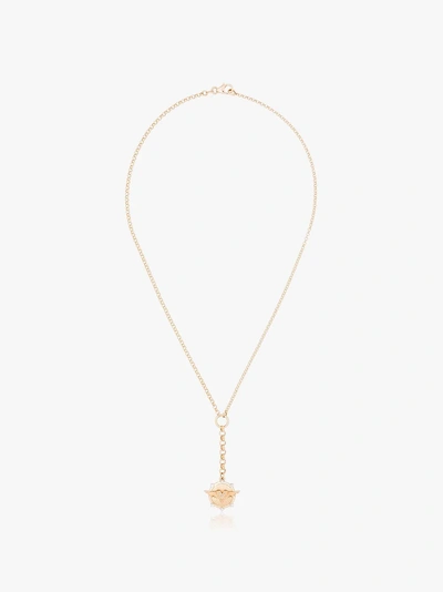 Shop Foundrae 18k Yellow Gold Passion Small Belcher Chain Diamond Necklace In Metallic