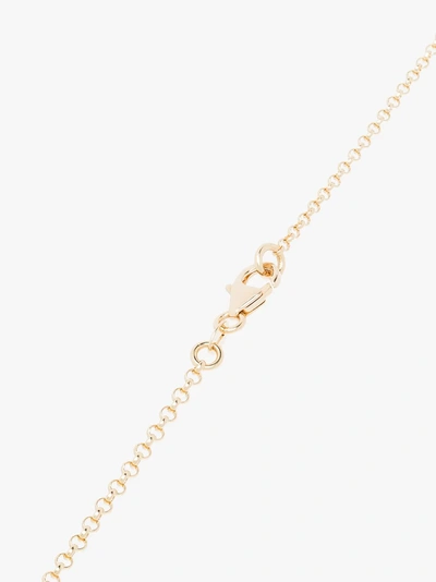 Shop Foundrae 18k Yellow Gold Passion Small Belcher Chain Diamond Necklace In Metallic