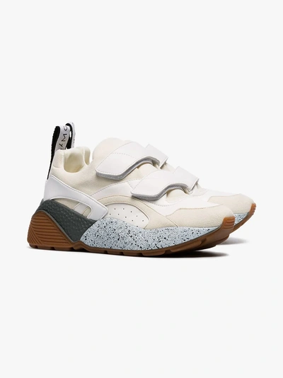 Shop Stella Mccartney White Eclypse 45 Chunky Sneakers In Neutrals