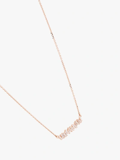 Shop Suzanne Kalan 18k Rose Gold Fireworks Diamond Necklace