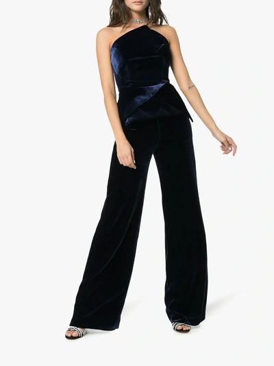 Shop Roland Mouret 'carradine' Jumpsuit In Blue