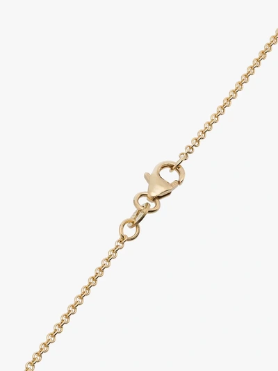 Shop Andrea Fohrman Yellow Gold 13 Pendant Diamond Necklace