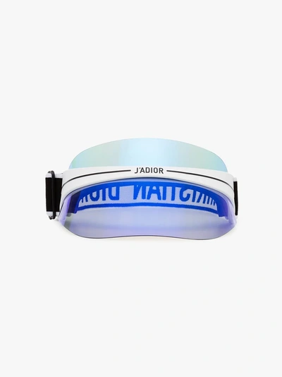 Shop Dior Club1 Visor In Blue