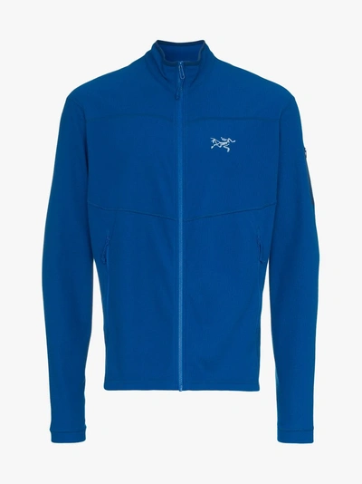 Shop Arc'teryx Delta Zipped Jacket In Blue