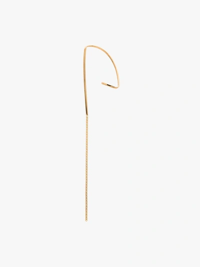 Shop Vibe Harsløf Lily Chain Ear Cuff In Gold